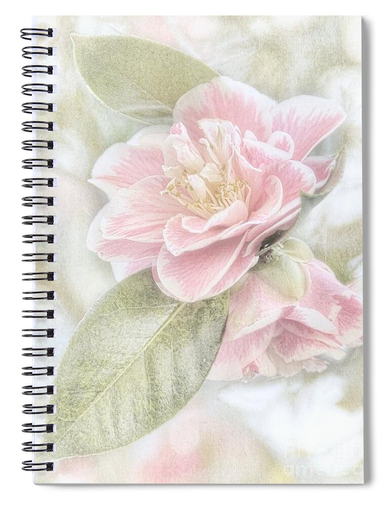 Pink Spiral Notebook featuring the photograph Think Pink by Peggy Hughes
