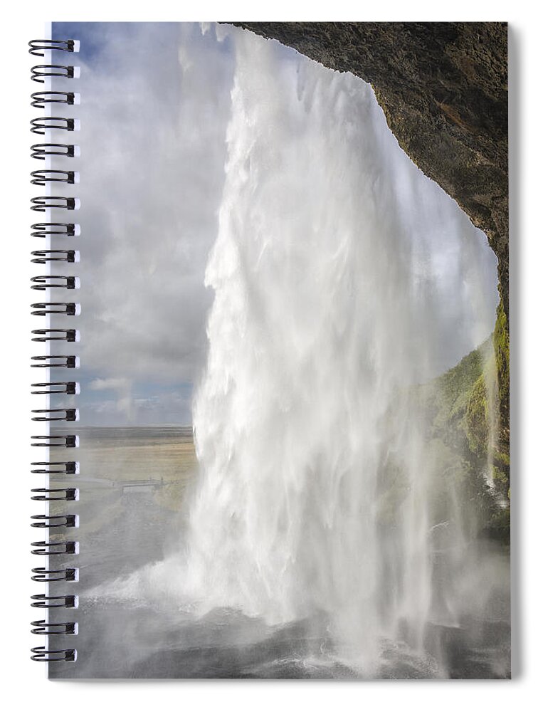 Vertical Spiral Notebook featuring the photograph Through the Waters by Jon Glaser