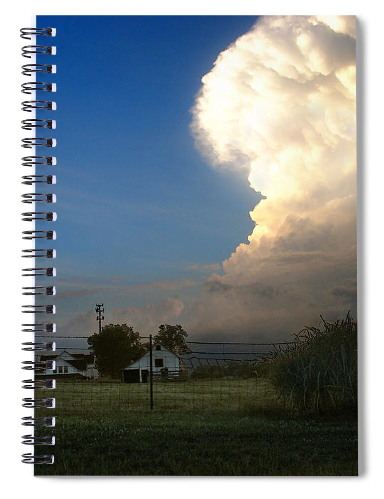Landscape Spiral Notebook featuring the photograph Thunderhead by Steve Karol