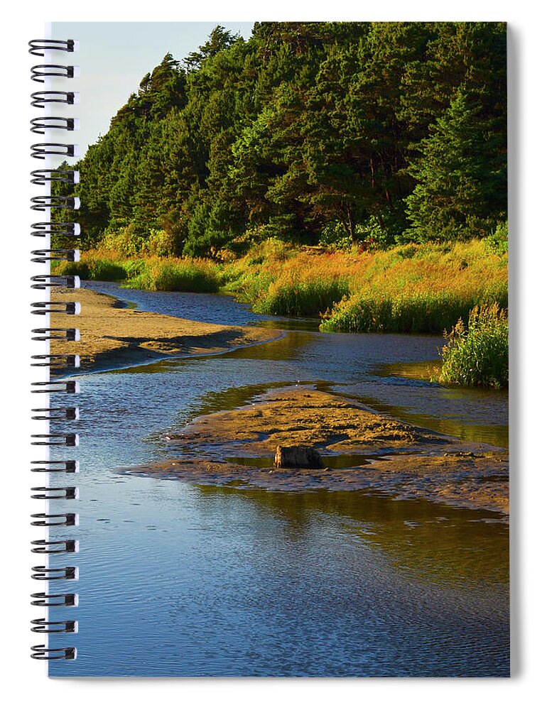 Tranquility Spiral Notebook featuring the photograph Tidal Pool by James Emery
