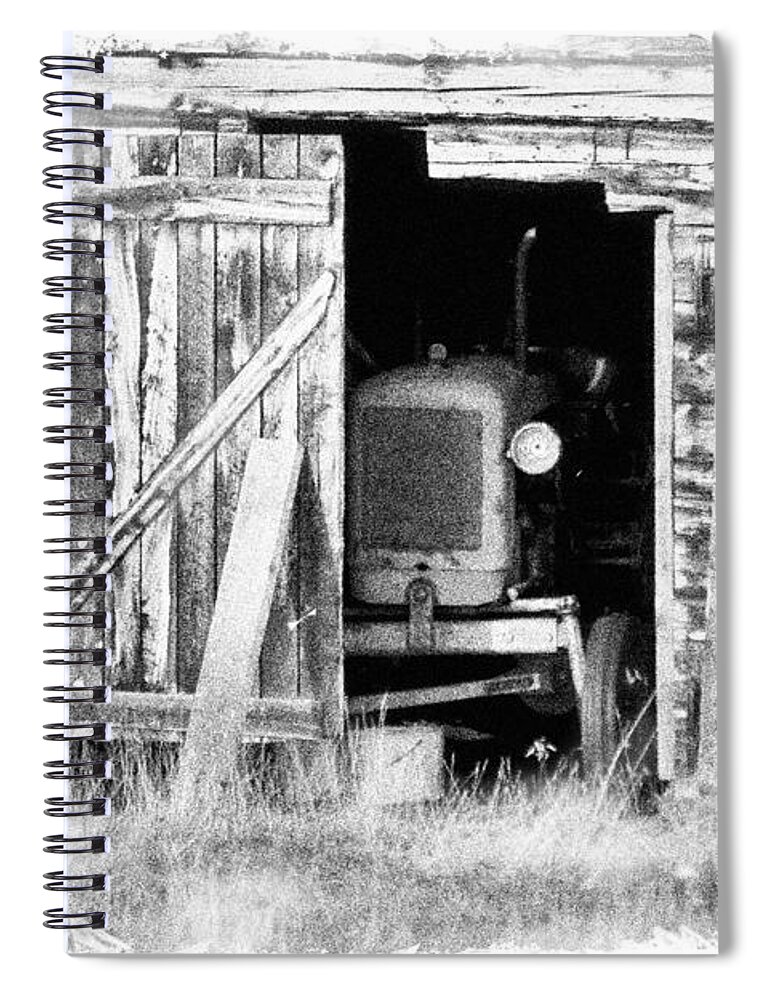 Vehicle Spiral Notebook featuring the photograph Time's Passing by Heiko Koehrer-Wagner