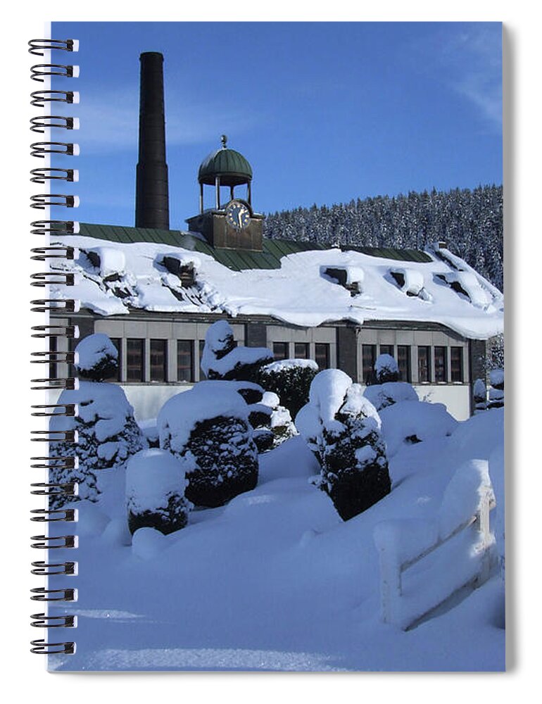 Whisky Spiral Notebook featuring the photograph Tormore Distillery - Scotland by Phil Banks