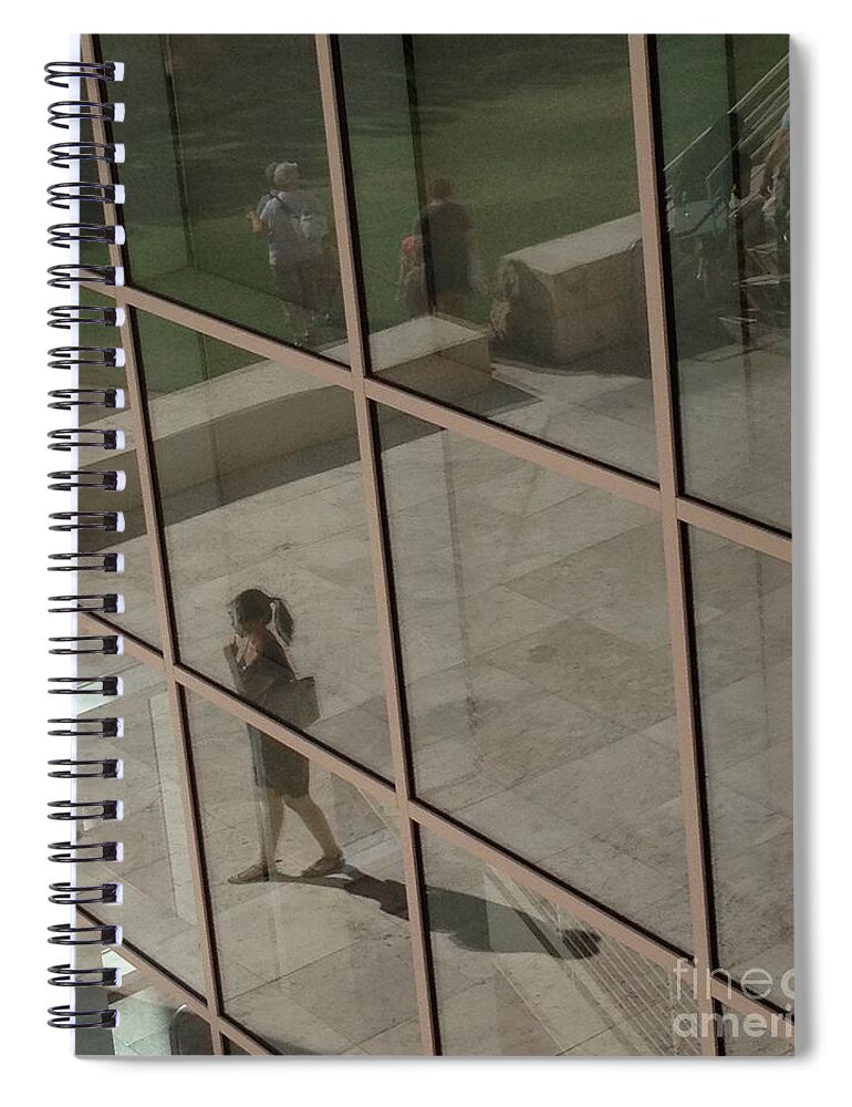  Spiral Notebook featuring the photograph Tourist by Nora Boghossian