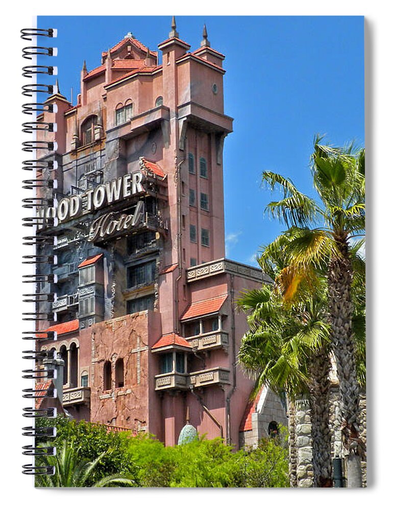 Tower Of Terror Spiral Notebook featuring the photograph Tower of Terror by Thomas Woolworth