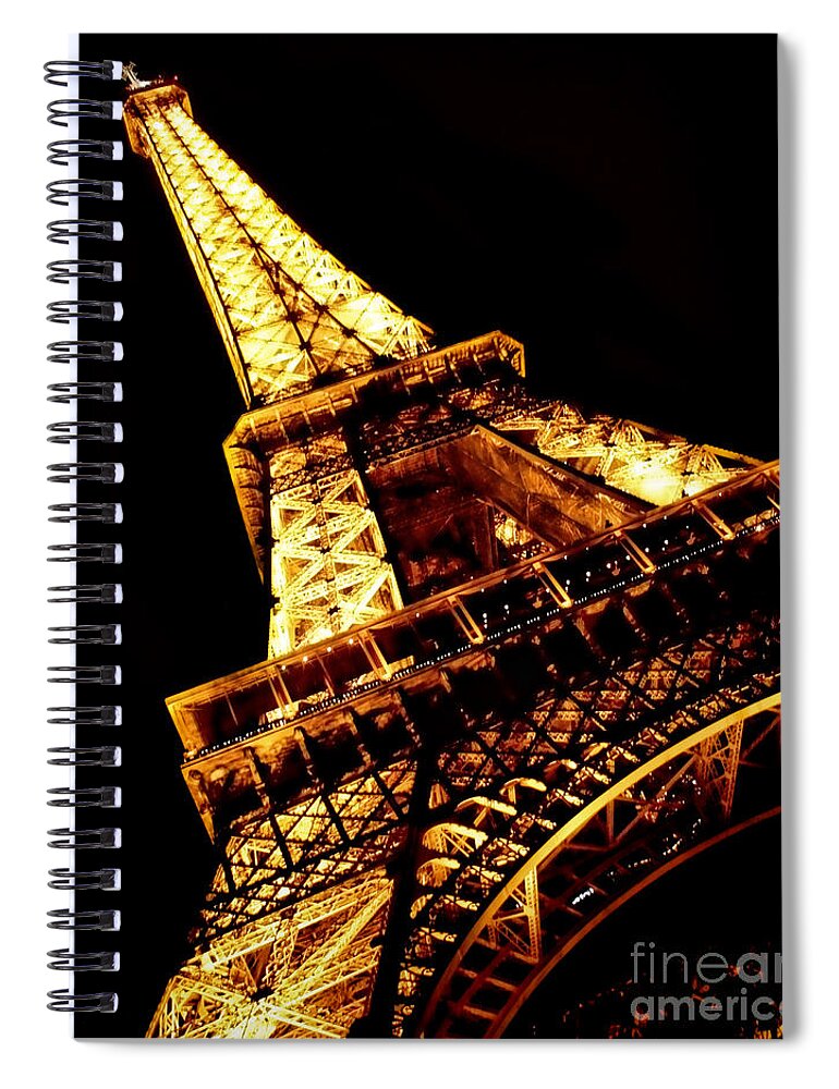 Eiffel Tower Spiral Notebook featuring the photograph Towering by Heather Applegate