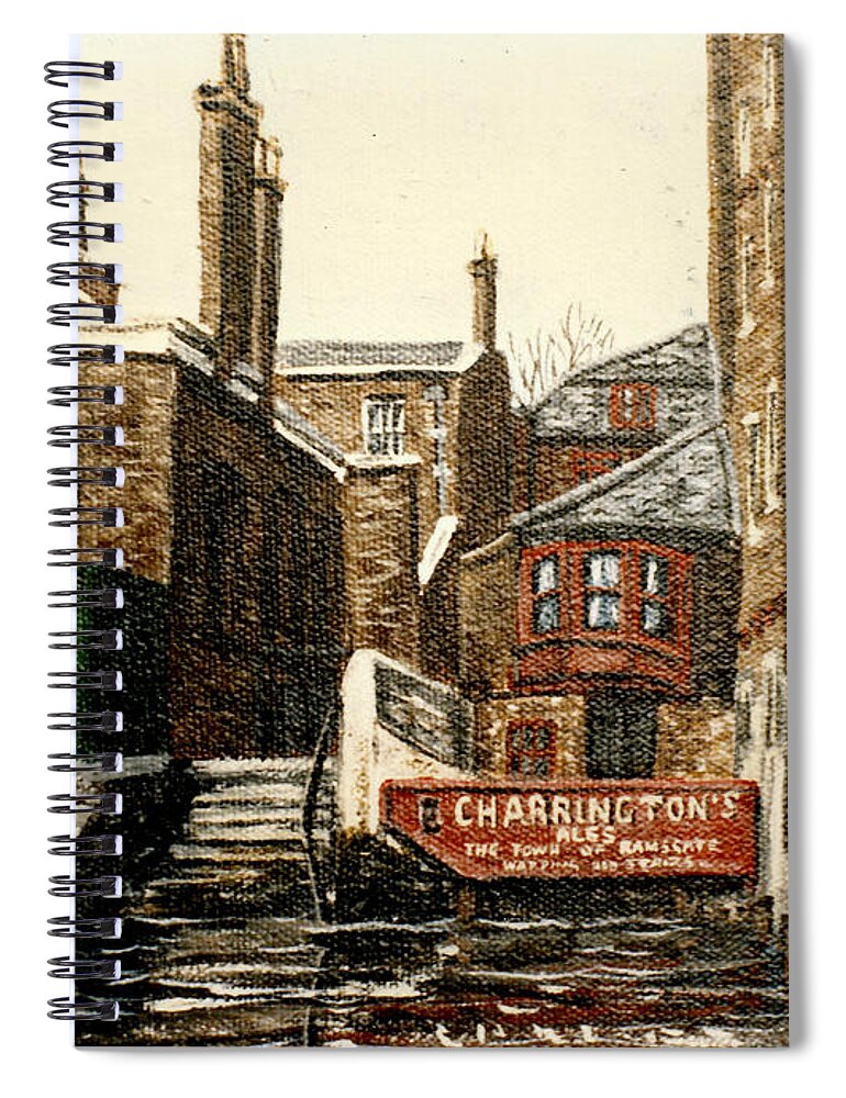 Wapping Spiral Notebook featuring the painting Town of Ramsgate Wapping by Mackenzie Moulton