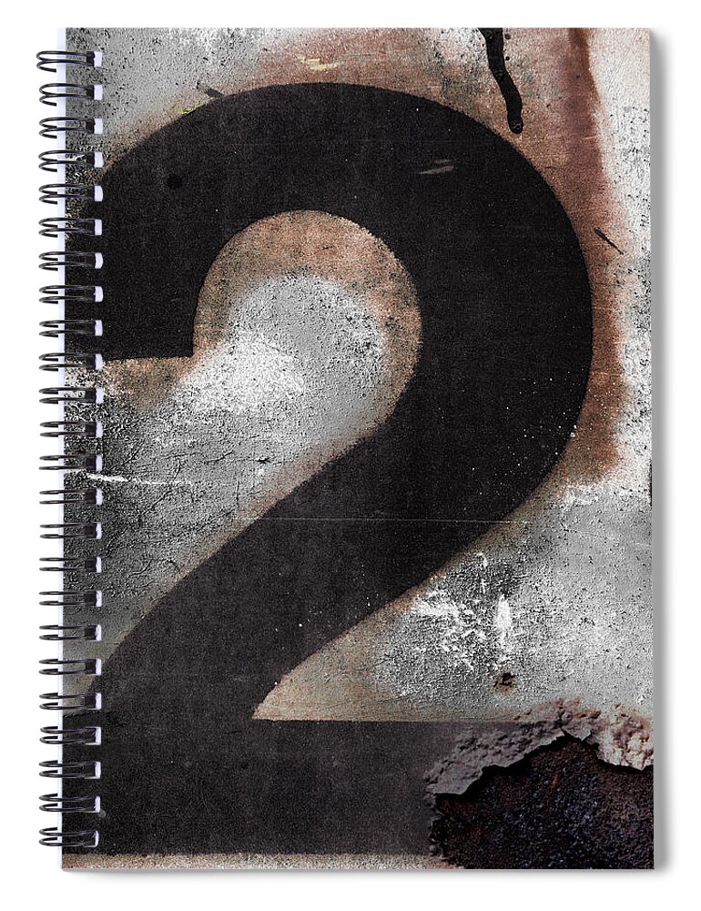 Number Spiral Notebook featuring the photograph Train Number 2 by Carol Leigh