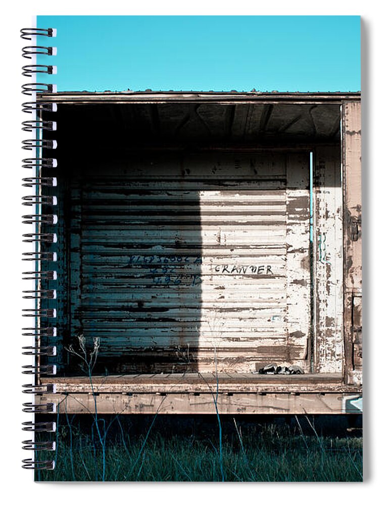 Train Spiral Notebook featuring the photograph Trains 15 by Niels Nielsen