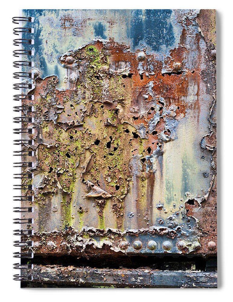 Trains Spiral Notebook featuring the photograph Trains 5 by Niels Nielsen