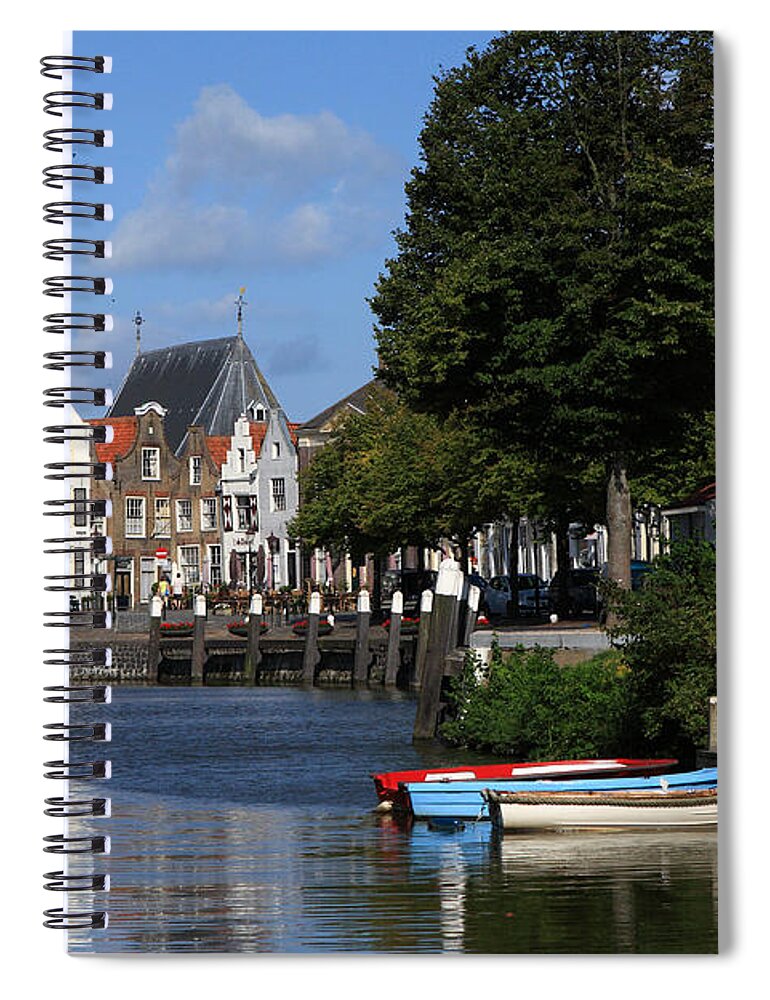 Towns Spiral Notebook featuring the photograph Tranquil Village Scene by Aidan Moran