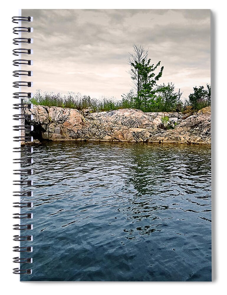 Peaceful Spiral Notebook featuring the photograph Tranquility by Gwen Gibson