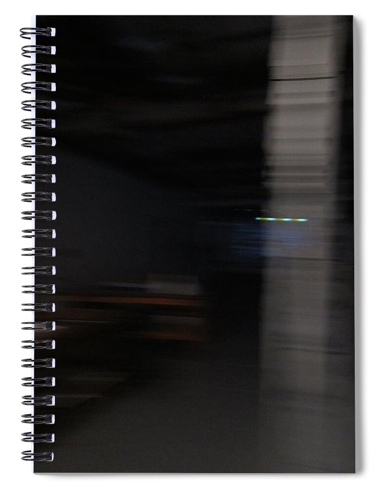 Transformative Spiral Notebook featuring the photograph Transformative Space Series No.15 by Ingrid Van Amsterdam