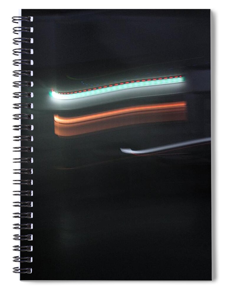 Transformative Spiral Notebook featuring the photograph Transformative Space Series No.16 by Ingrid Van Amsterdam