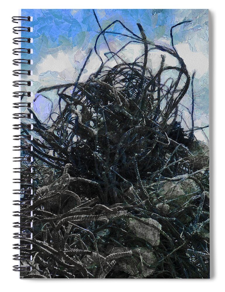 Transformer Spiral Notebook featuring the photograph Transformers Unplugged by Steve Taylor