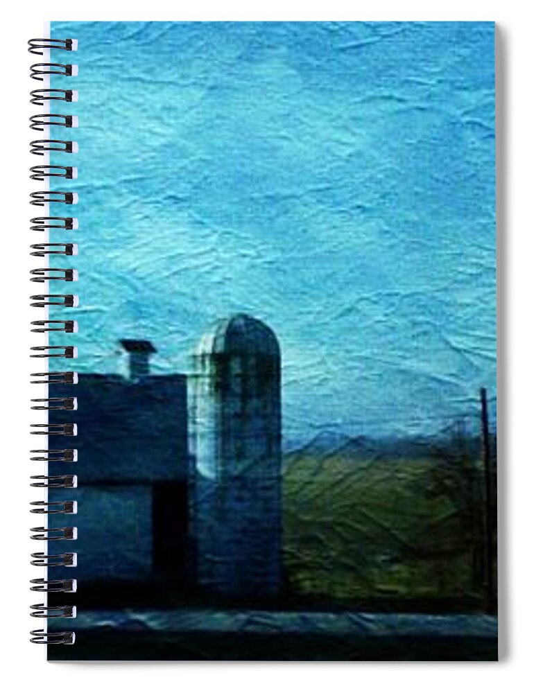 Travel Spiral Notebook featuring the photograph Travel as a painting by Karl Rose