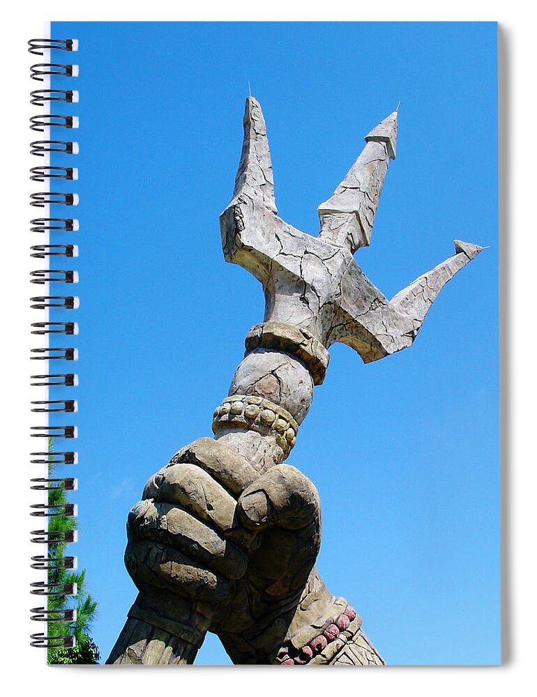 Trident Spiral Notebook featuring the photograph Trident by David Nicholls