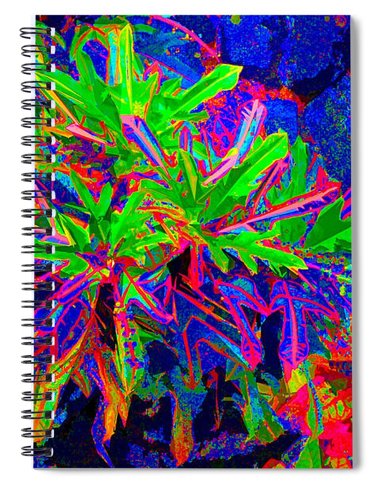 David Lawson Photography Spiral Notebook featuring the photograph Tropicals Gone Wild by David Lawson
