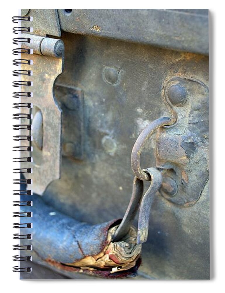 Trunk Spiral Notebook featuring the photograph Trunk Picking by Gwyn Newcombe
