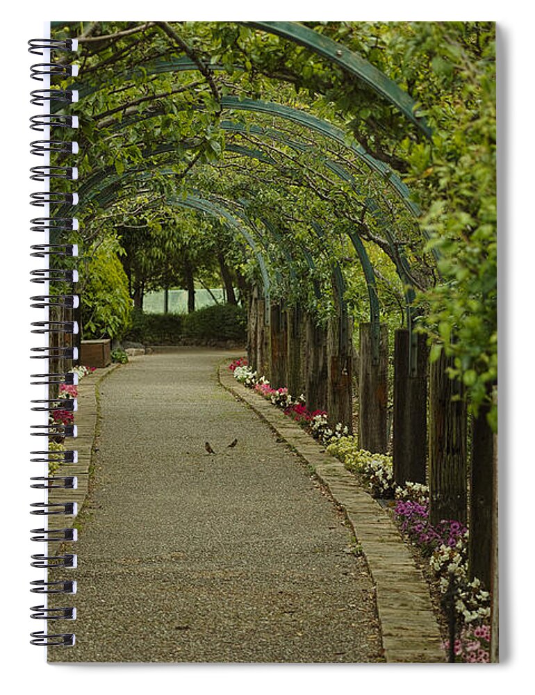 Tranquility Spiral Notebook featuring the photograph Tunnel by Char