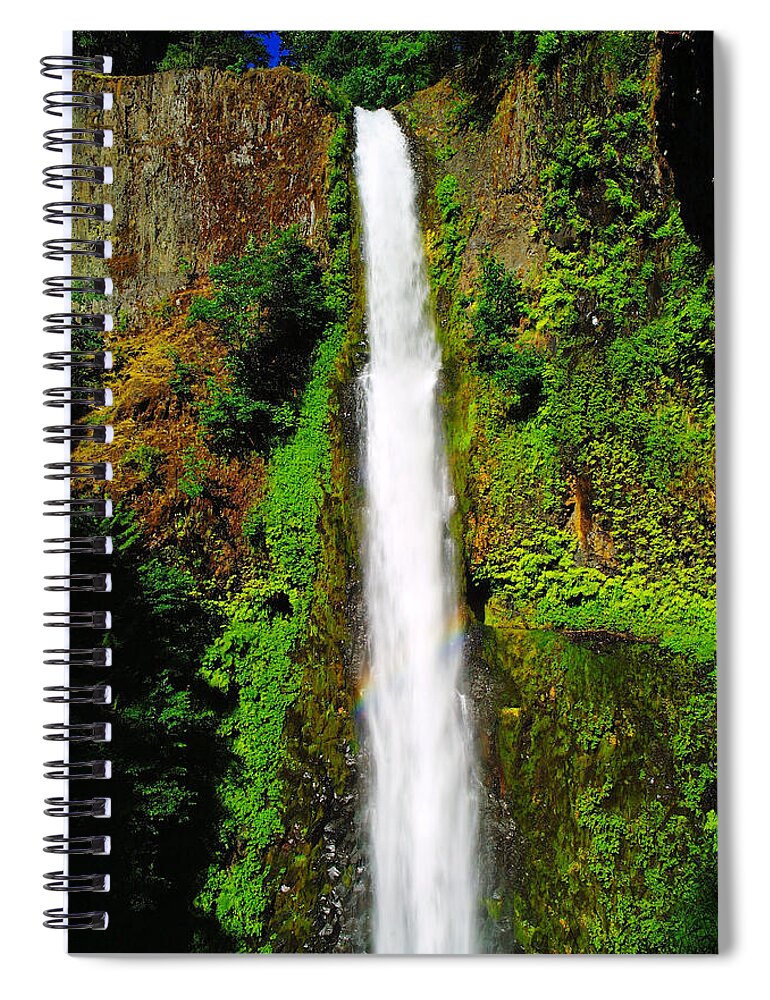 Water Spiral Notebook featuring the photograph Tunnel Falls  by Jeff Swan