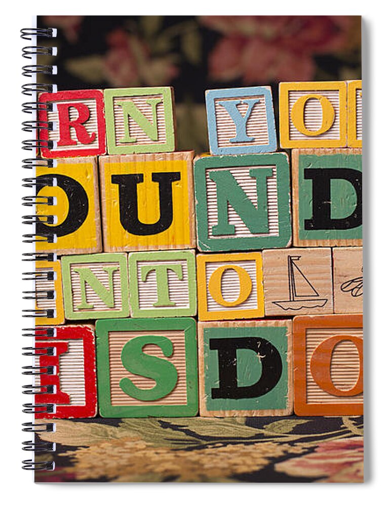 Turn Your Wounds Into Wisdom Spiral Notebook featuring the photograph Turn Your Wounds Into Wisdom by Art Whitton
