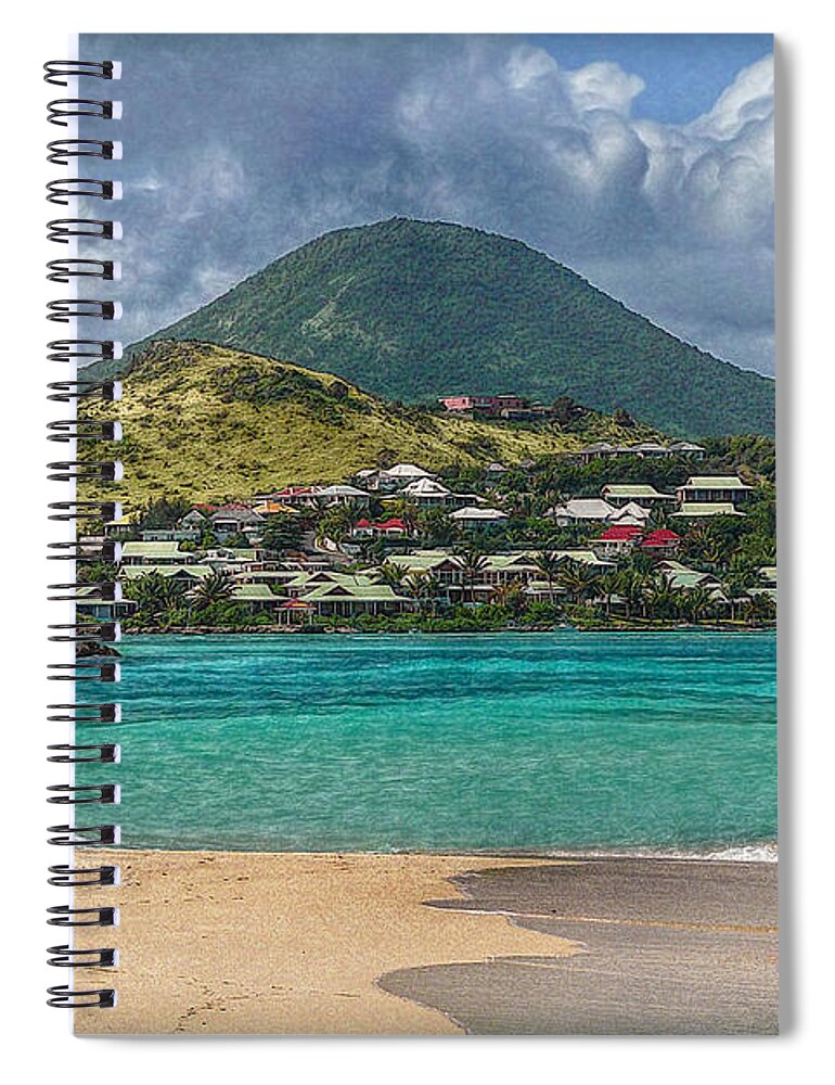 Caribbean Spiral Notebook featuring the photograph Turquoise Paradise by Hanny Heim