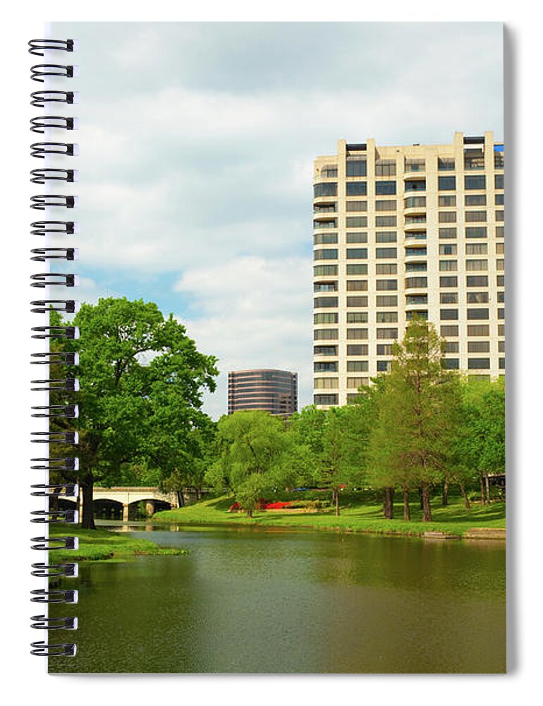 Grass Spiral Notebook featuring the photograph Turtle Creek And Oak Lawn Neighborhood by Davel5957