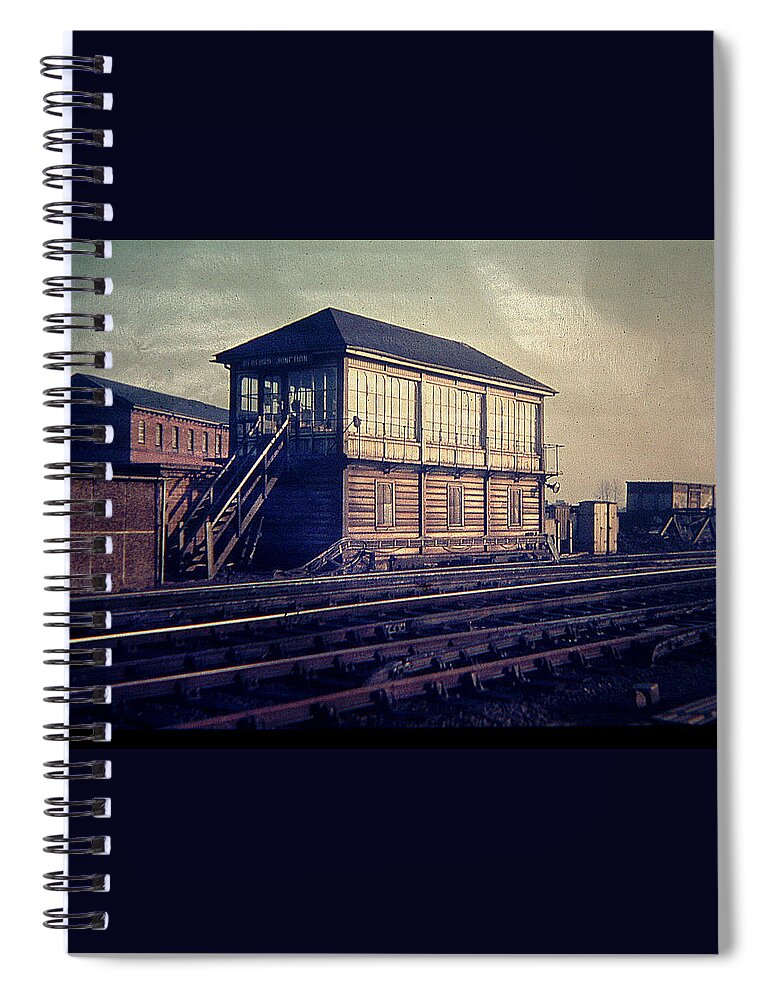 Railways Spiral Notebook featuring the photograph Twilight Years by Richard Denyer