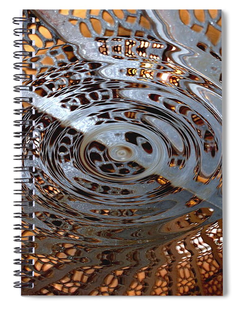 Stairs Spiral Notebook featuring the photograph Twist of Steel by Randy Pollard
