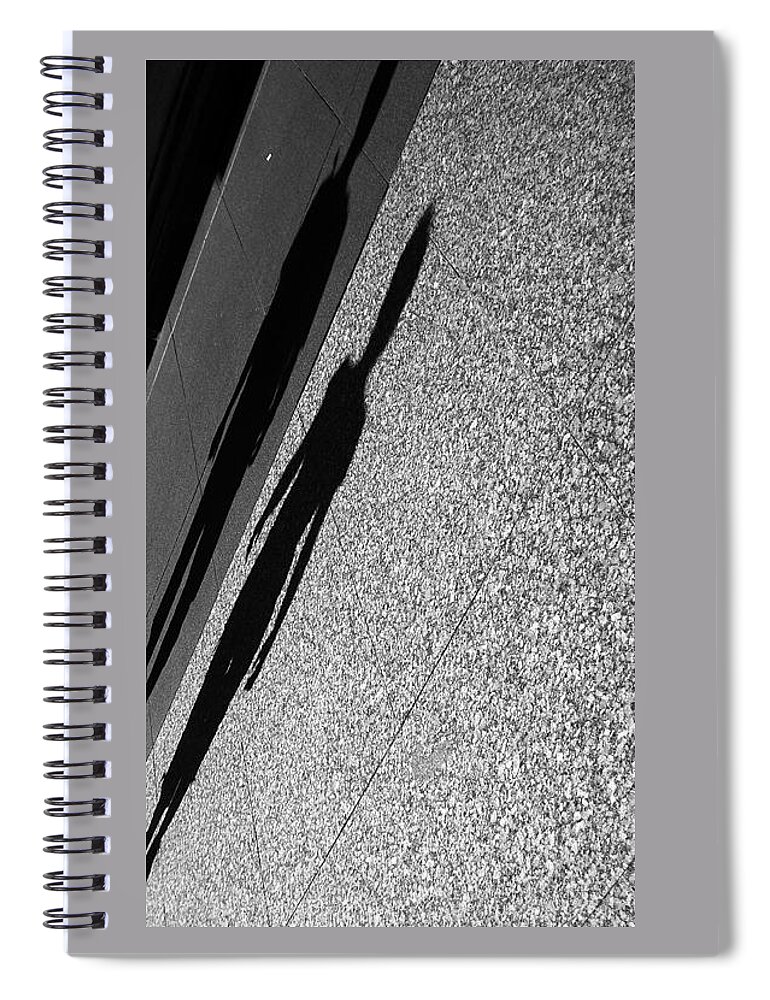 Fine Art Spiral Notebook featuring the photograph Two People by Kathy Corday