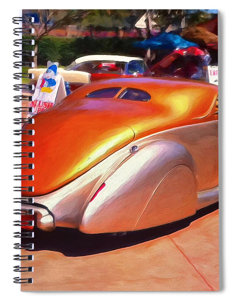 Custom Cars Spiral Notebook featuring the painting Ultimate Cruiser by Michael Pickett