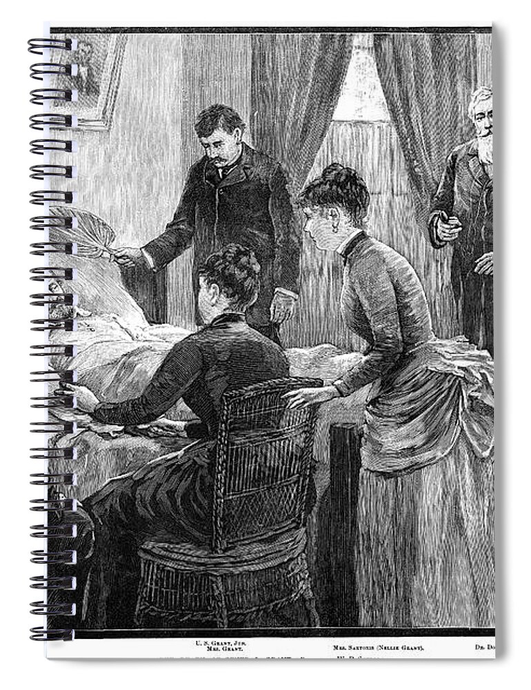 1885 Spiral Notebook featuring the painting Ulysses S by Granger