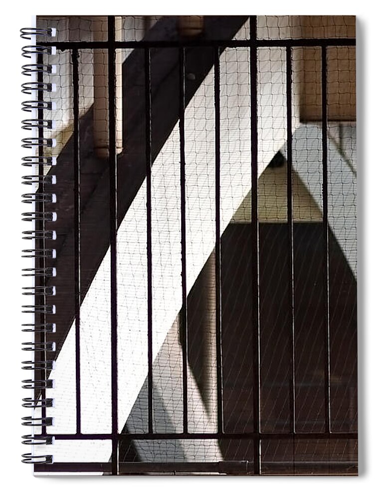 London Overground Spiral Notebook featuring the photograph Under the Overground by Rona Black