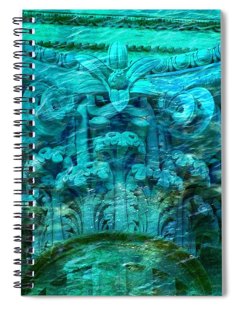Ancient Architecture Spiral Notebook featuring the photograph Underwater Beautiful creation by Lilia S