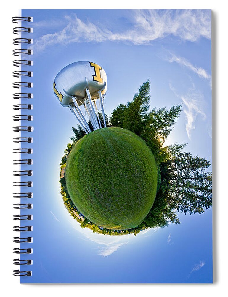 University Spiral Notebook featuring the photograph University of Idaho by Niels Nielsen
