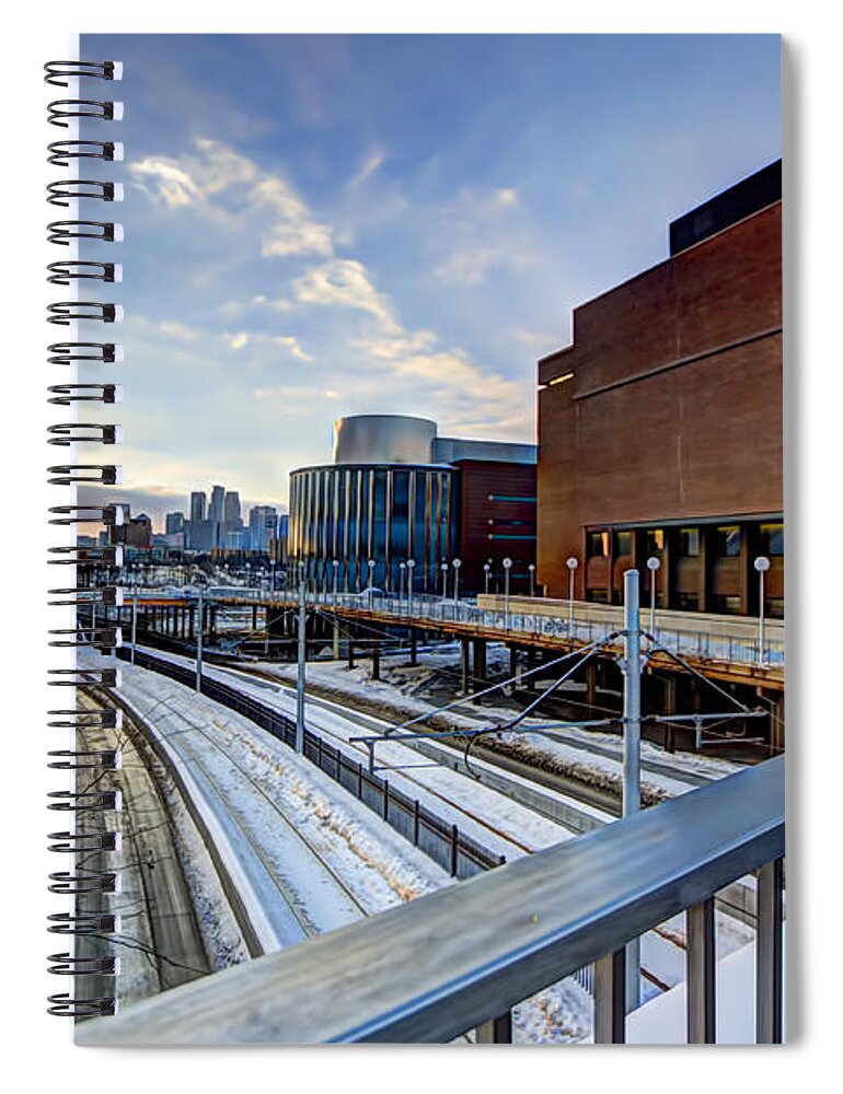 University Of Minnesota Spiral Notebook featuring the photograph University of Minnesota by Amanda Stadther