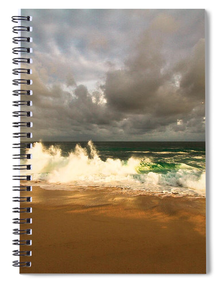 Sky Spiral Notebook featuring the photograph Upcoming tropical storm by Eti Reid