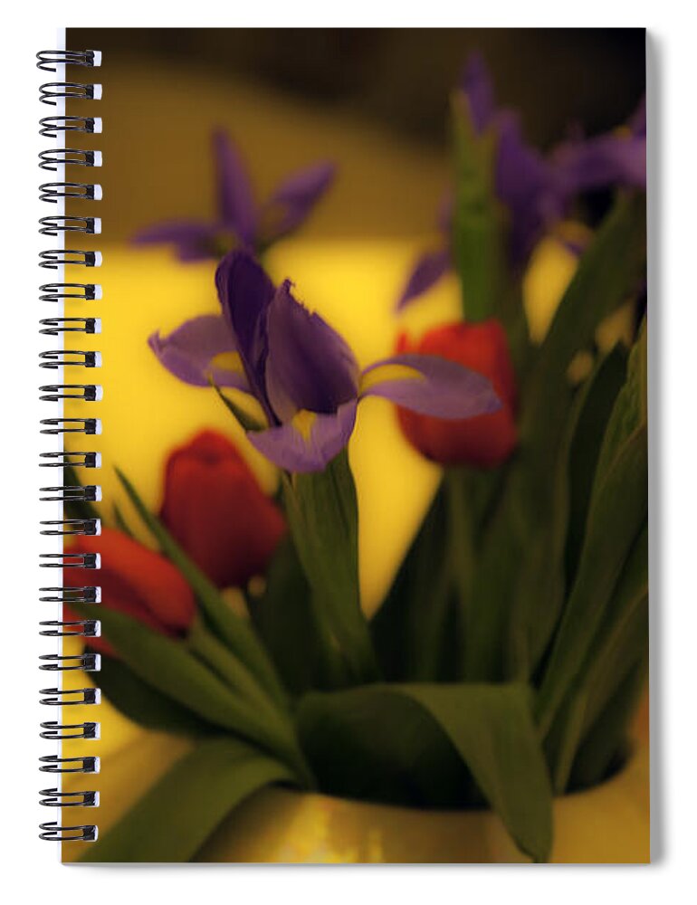 Flowers Spiral Notebook featuring the photograph Valentine's Day Flowers 2 by Madeline Ellis