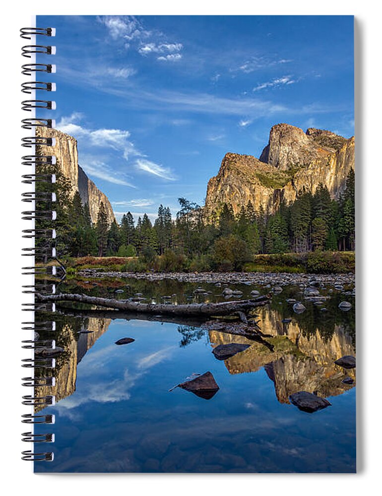 California Spiral Notebook featuring the photograph Valley View I by Peter Tellone