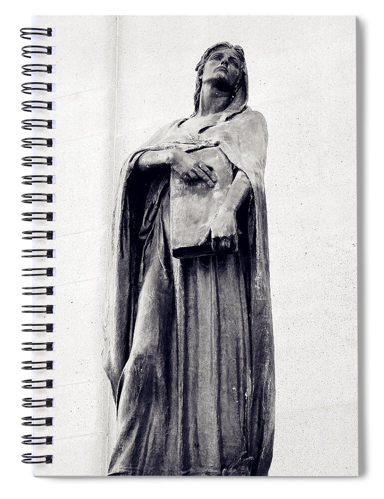 Veritas Spiral Notebook featuring the photograph Veritas by Zinvolle Art