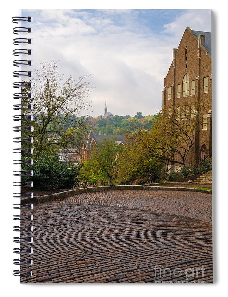 Snake Alley Spiral Notebook featuring the photograph View From Snake Alley by Tamara Becker