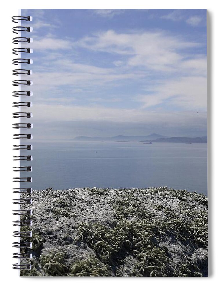 Dublin Spiral Notebook featuring the photograph View Of Dublin Bay From Howth Summit by Leverstock