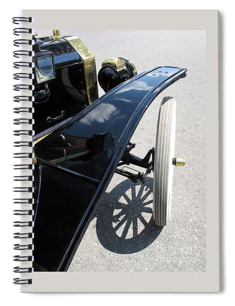 Model T Spiral Notebook featuring the photograph Vintage Model T by Ann Horn