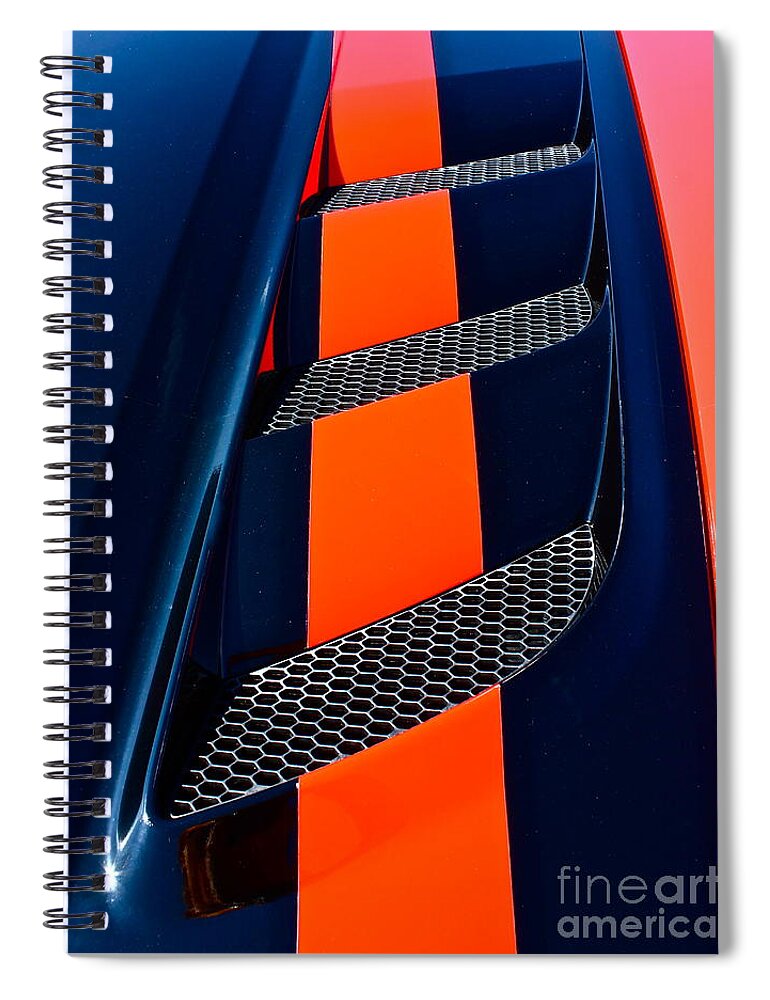 Car Spiral Notebook featuring the photograph Viper by Linda Bianic