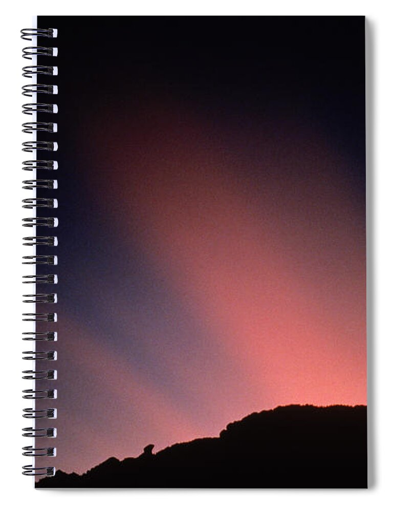 Astronomy Spiral Notebook featuring the photograph Volcanic Dust by Howard Bluestein