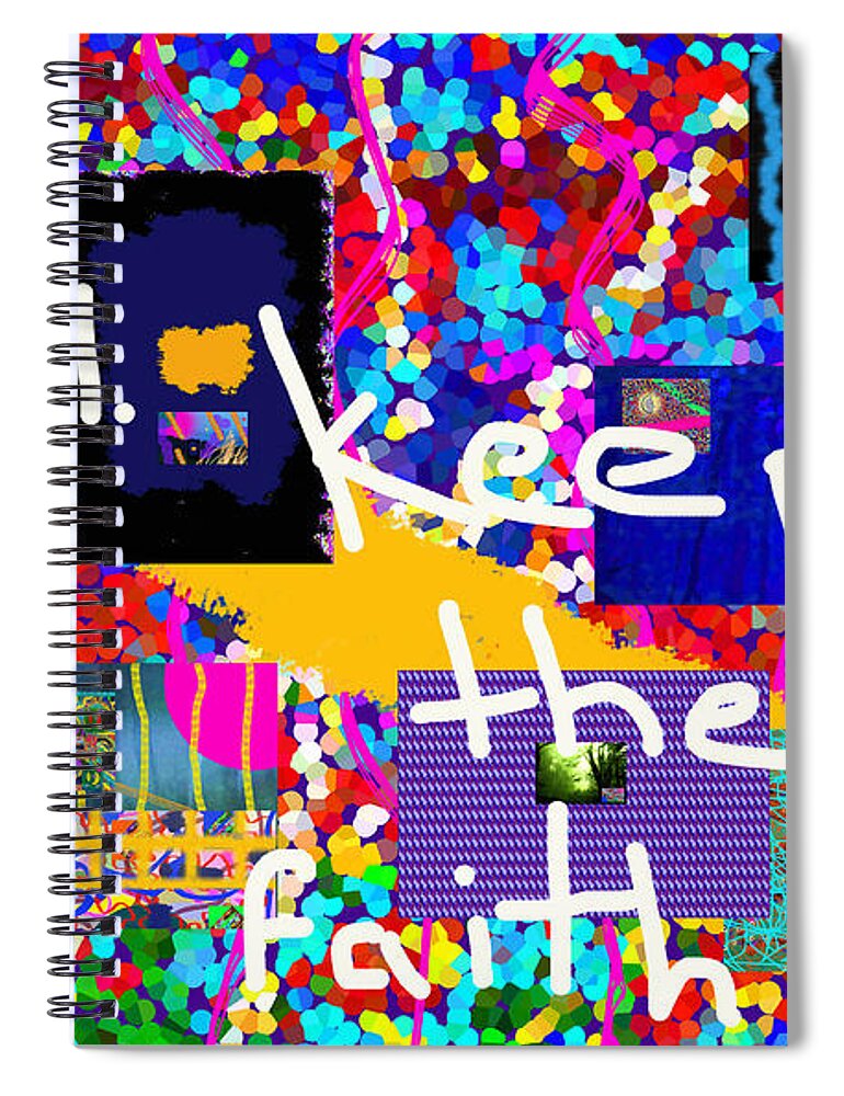 Volord Kingdom Rule #4 Spiral Notebook featuring the digital art Volord Kingdom Rule #4 by Walter Paul Bebirian