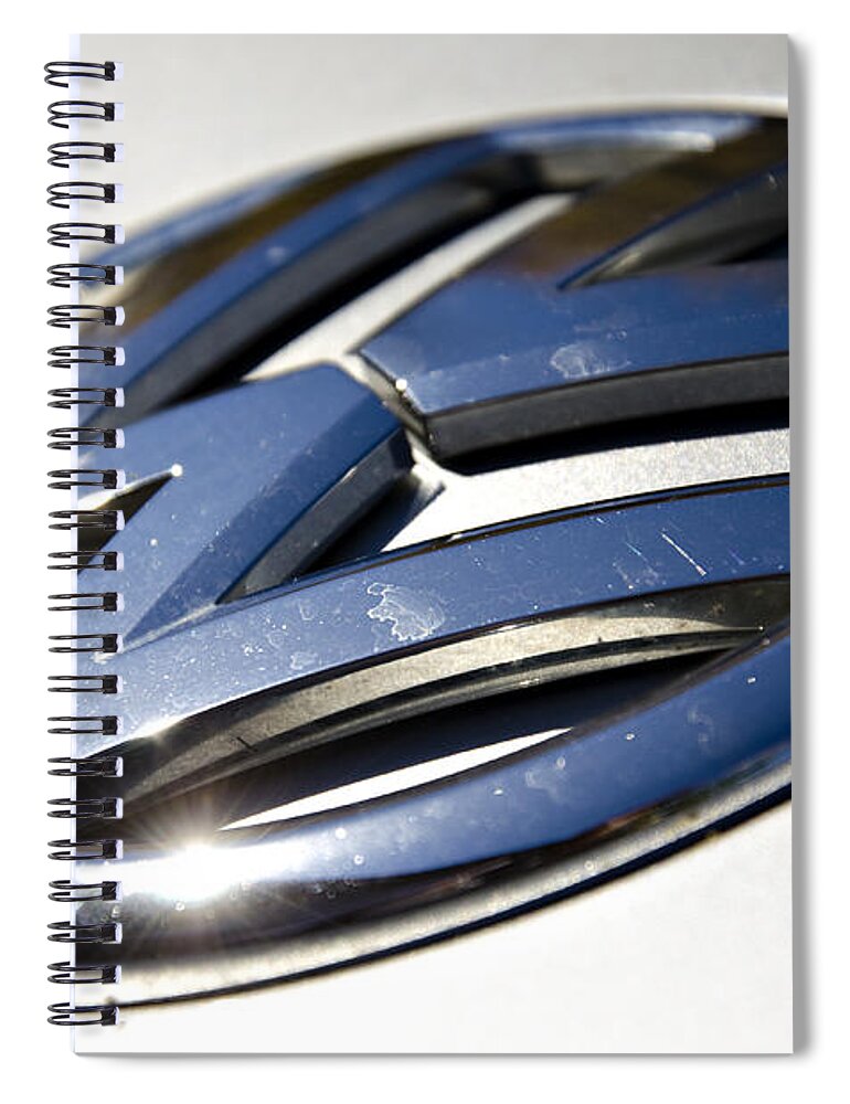 Volkswagen Spiral Notebook featuring the photograph VW by Ricky Barnard