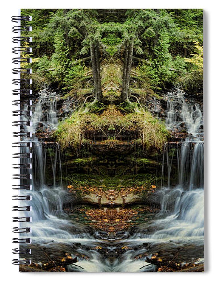 Evie Spiral Notebook featuring the photograph Wagner Twins by Evie Carrier