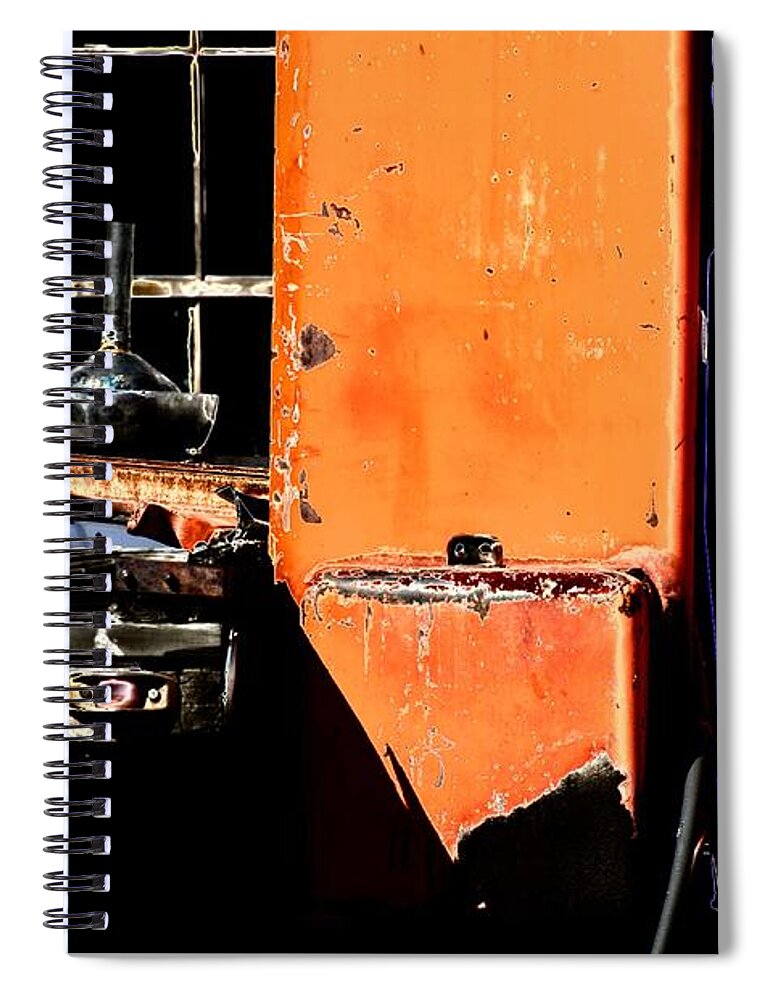 Newel Hunter Spiral Notebook featuring the photograph Waiting for better days by Newel Hunter