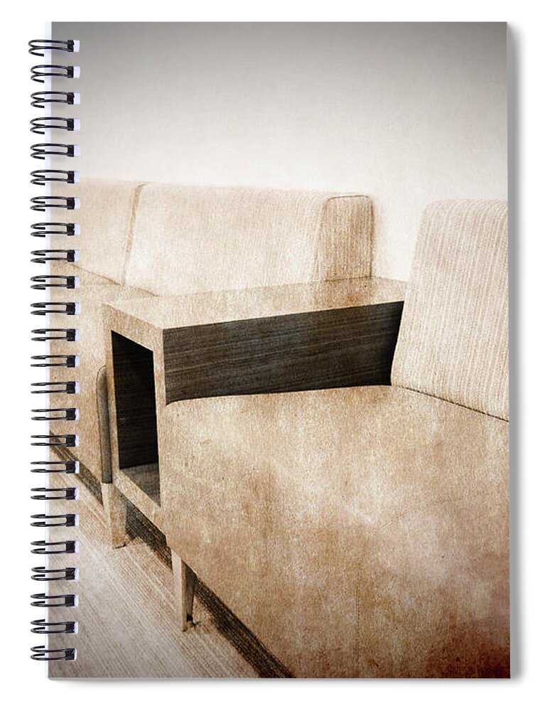 Wait Spiral Notebook featuring the photograph Waiting for that call by Richard Reeve